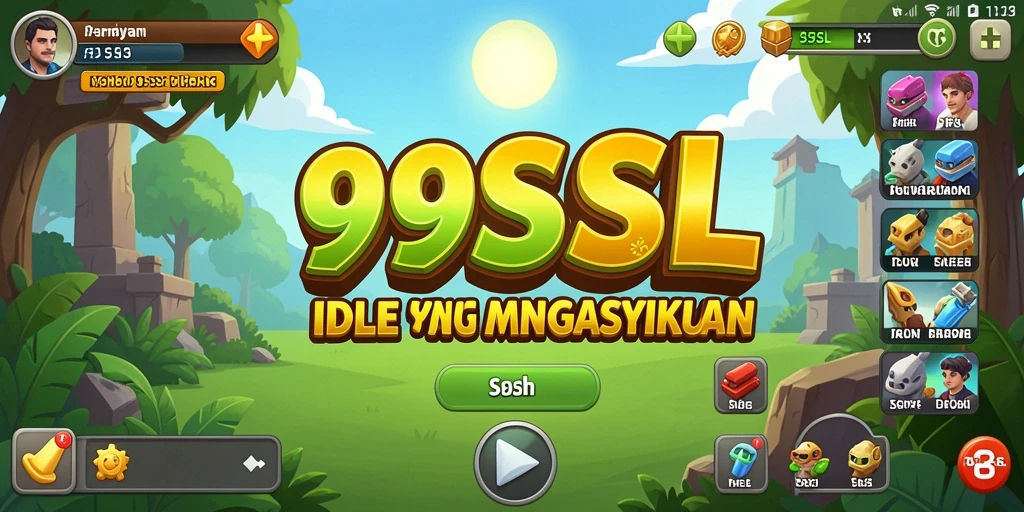 Screenshot gameplay 99SL menampilkan suasana bermain Idle yang menyenangkan.