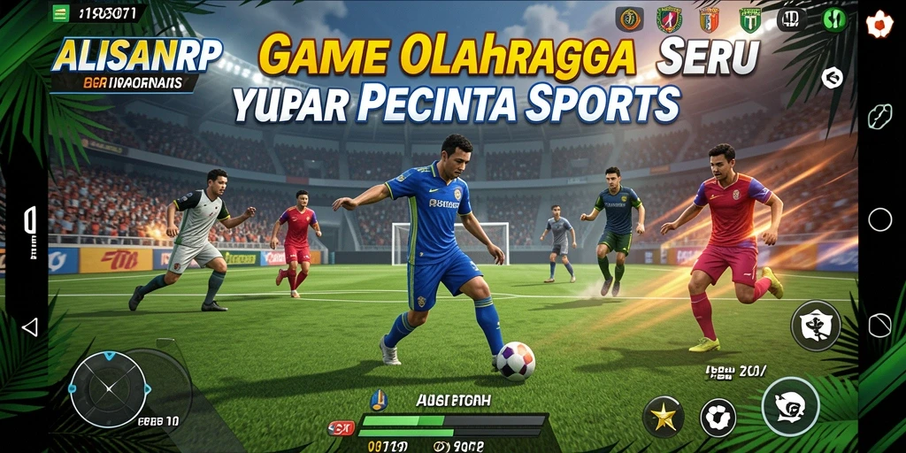 Tampilan gameplay seru di ALISANRP saat beraksi di lapangan.