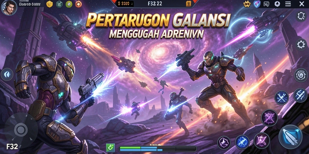 Menampilkan aksi intens dan pertarungan seru di F32.
