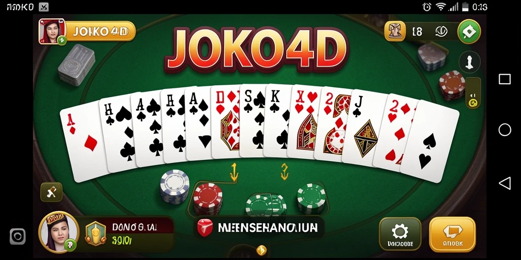 Tampilan gameplay seru di JOKO4D dengan pengalaman Domino menegangkan.