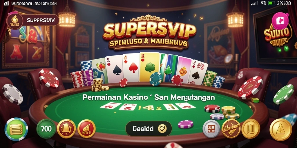 Tampilan gameplay Kasino yang menarik dan mengasyikkan.
