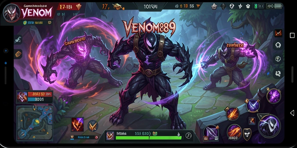 Tampilan gameplay menarik dari VENOM889 yang penuh aksi.